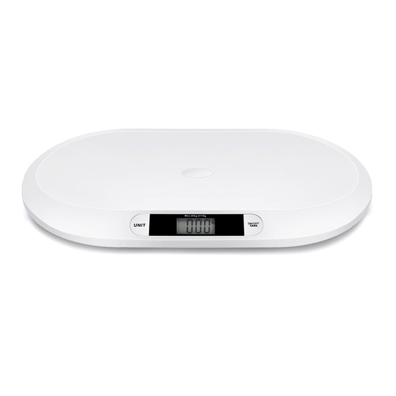 Βρεφική ζυγαριά οικιακής χρήσης, χωρητικότητα 20 kg, λειτουργεί με μπαταρίες 2xAAA