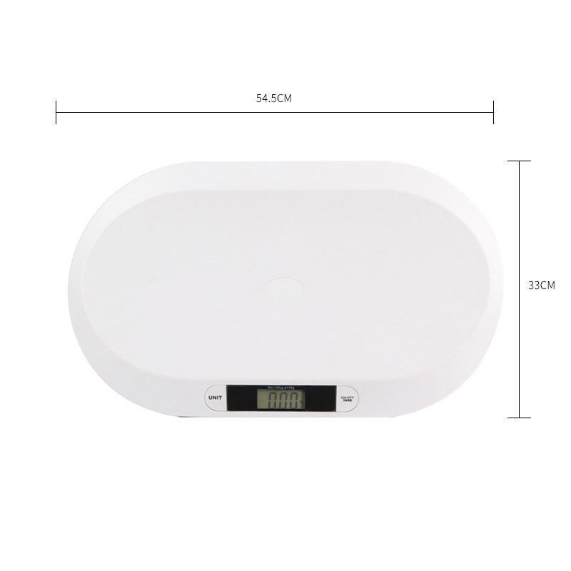 Βρεφική ζυγαριά οικιακής χρήσης, χωρητικότητα 20 kg, λειτουργεί με μπαταρίες 2xAAA