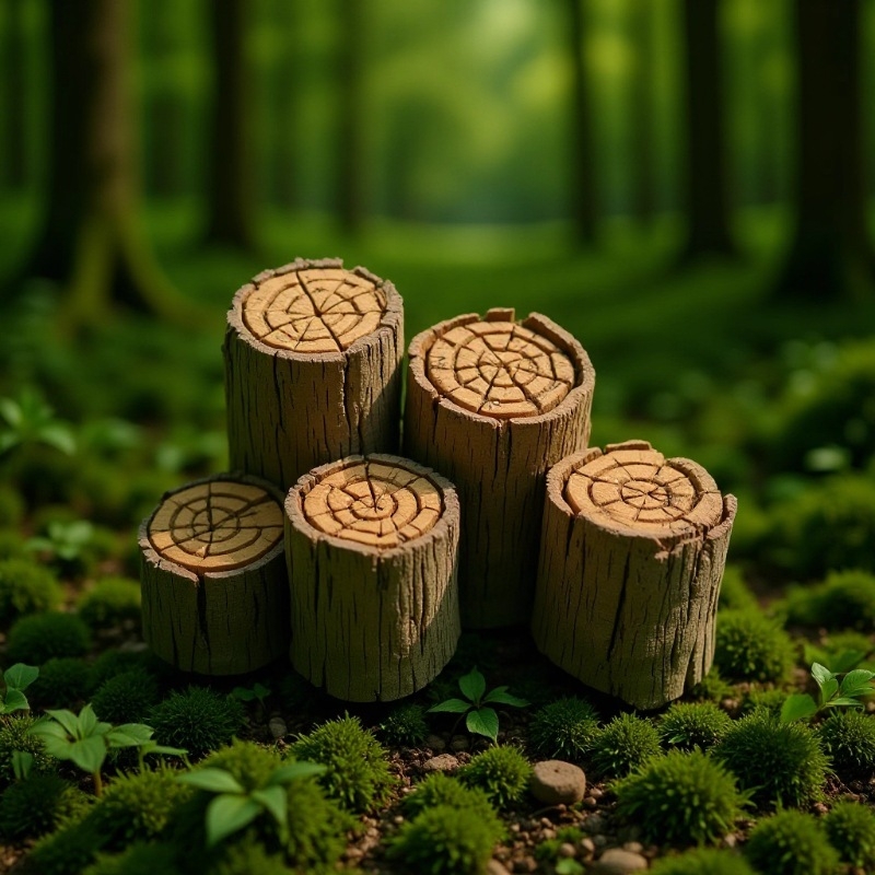 Decor din rășină pentru micro peisaj cu pod pe trunchiu de copac și mușchi pentru acvariu, formă geometrică, stil chinezesc, prelucrare personalizată, GT1690