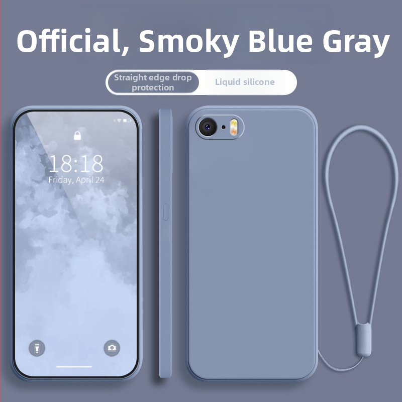 Tālruņa vāciņš iPhone SE sērijai, pilnīgs minimalistisks dizains, kritienu aizsardzība, karstā presēšana