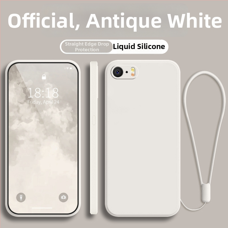 Tālruņa vāciņš iPhone SE sērijai, pilnīgs minimalistisks dizains, kritienu aizsardzība, karstā presēšana