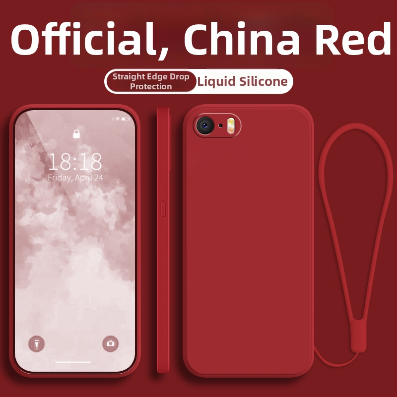 Tālruņa vāciņš iPhone SE sērijai, pilnīgs minimalistisks dizains, kritienu aizsardzība, karstā presēšana