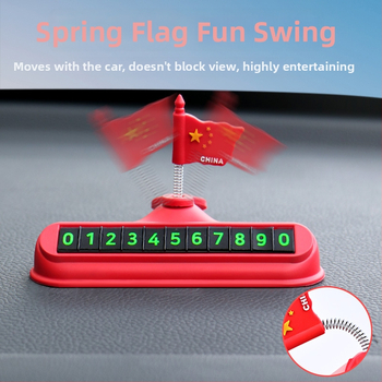 Bevis PVC privremena pločica za parkiranje automobila s telefonskim brojem – model Stop znak, tiskanje logotipa dostupno, dekor za ploču instrumenata