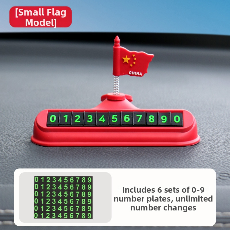 Bevis PVC privremena pločica za parkiranje automobila s telefonskim brojem – model Stop znak, tiskanje logotipa dostupno, dekor za ploču instrumenata