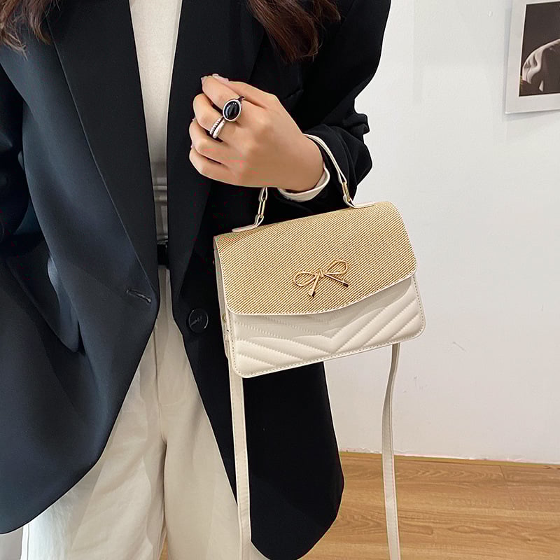 Crossbody táska — utcai stílus, PU anyag, vízszintes négyszögletes forma, mágneses zár, dokumentumtároló rekesz