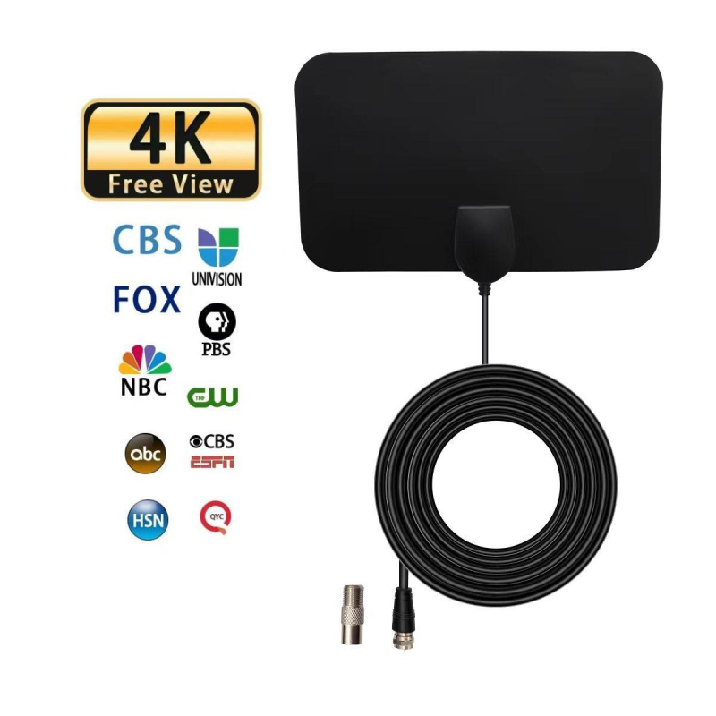 Iekšējā HDTV DVB-T2 TV antena ar plānu filmu tehnoloģiju zemes vilnes uztverei