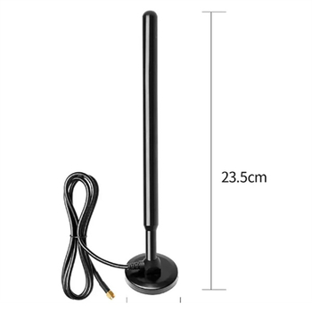 Antena LoRa cu câștig magnetic înalt, conector SMA masculin, cablu de 3 m, tijă de cupru, interval 800–960 MHz, 868/915 MHz