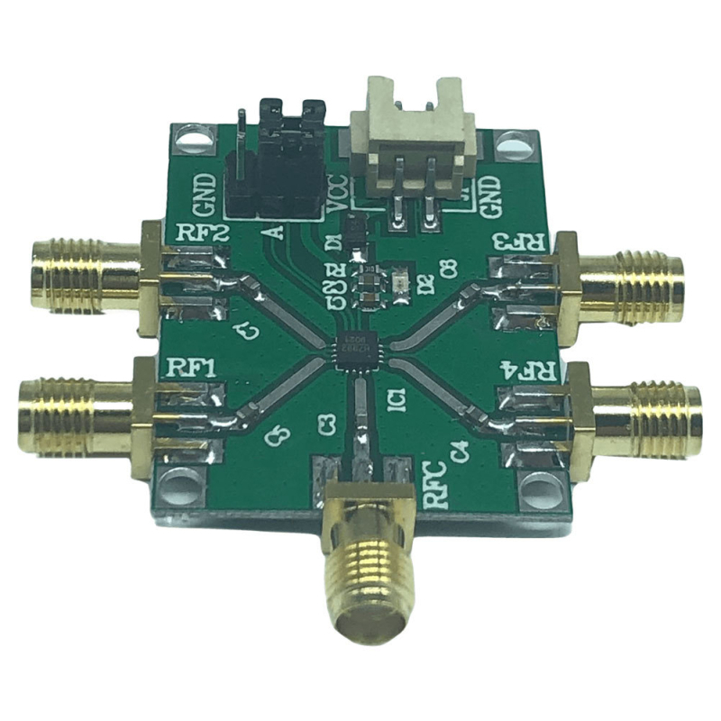 HMC7992 SP4T comutatoare din siliciu fără reflexie 0,1 GHz–6,0 GHz