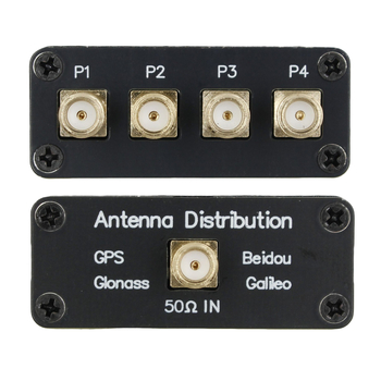 GPS Beidou GLONASS Navigācijas antenas signāla dalītājs 1:4