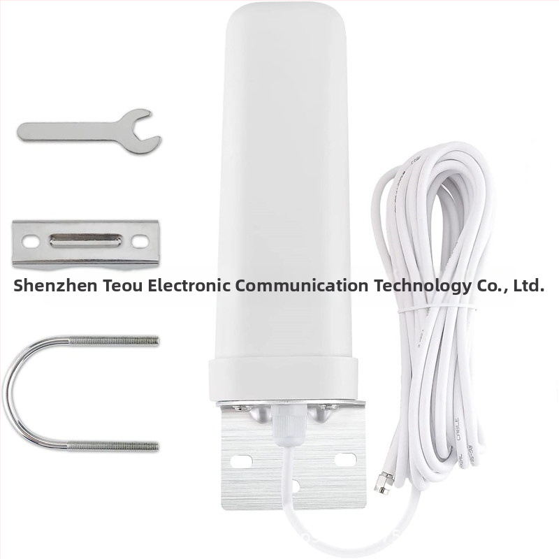 Ārējā omni-direkcijas antena ar dubultajiem SMA vīriešu savienotājiem, 3G/4G/5G/LTE, 50 Ω, 18 dBi, SWR ≤ 1,5