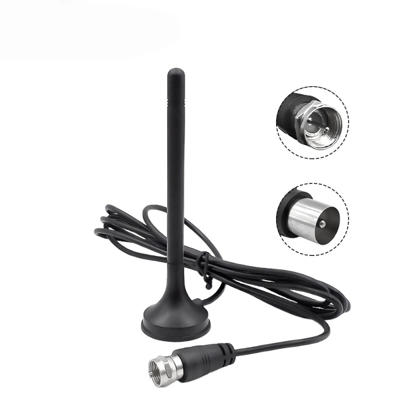 DVB-T2 TV antena, zemes viļņa uztvere, kompakts piesūcekņa stiprinājums, HD, modelis Ah-115