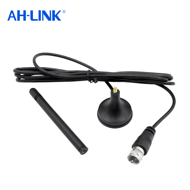 DVB-T2 TV antena, zemes viļņa uztvere, kompakts piesūcekņa stiprinājums, HD, modelis Ah-115