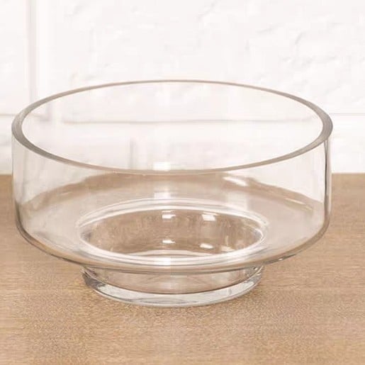 Suport de lumânare din sticlă transparentă, cu bază din lemn și ceramică, mini peisaj hidroponic cu suculente, lucrat manual, design modern minimalist