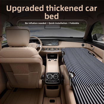Universāls neizpūšams auto gulta priekš aizmugurējā sēdekļa, saliekamais ceļojumu guļvieta automašīnai (Modelis Hhyhe21n, Oxford audums)