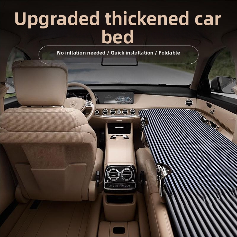 Universāls neizpūšams auto gulta priekš aizmugurējā sēdekļa, saliekamais ceļojumu guļvieta automašīnai (Modelis Hhyhe21n, Oxford audums)
