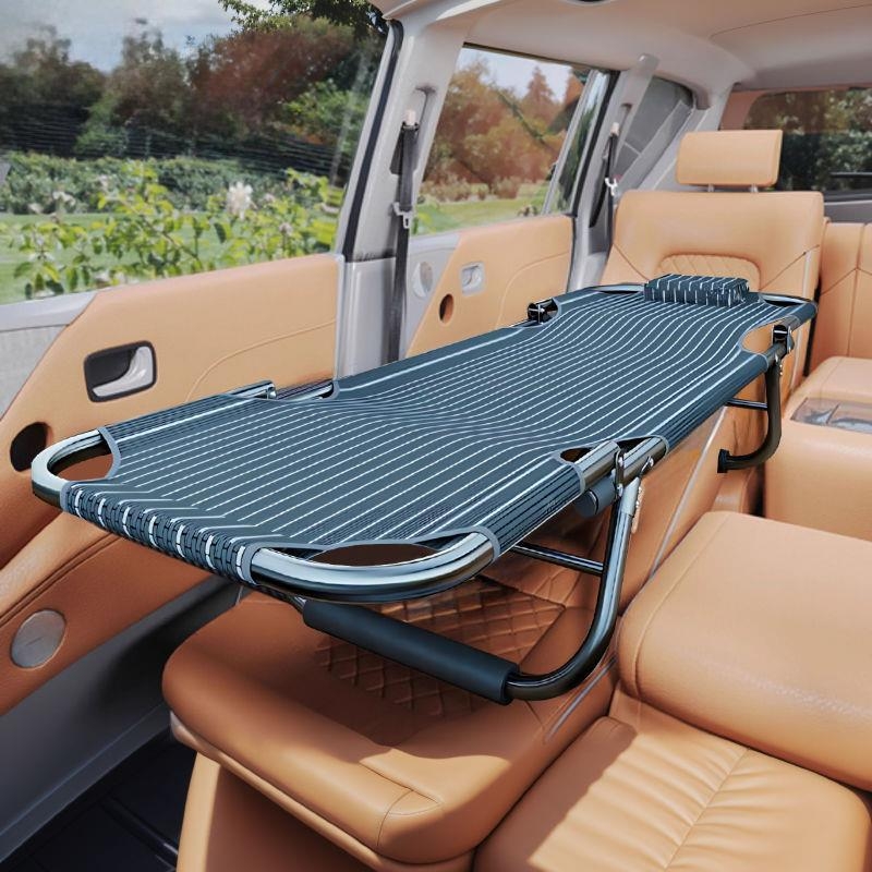 Universāls neizpūšams auto gulta priekš aizmugurējā sēdekļa, saliekamais ceļojumu guļvieta automašīnai (Modelis Hhyhe21n, Oxford audums)