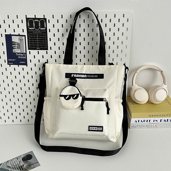 Skolas nodarbību mugursoma - neilons, ūdensnecaurlaidīga, ar poliestera pamušalu, samazina slodzi, universāla, jauniešu kampusa stils