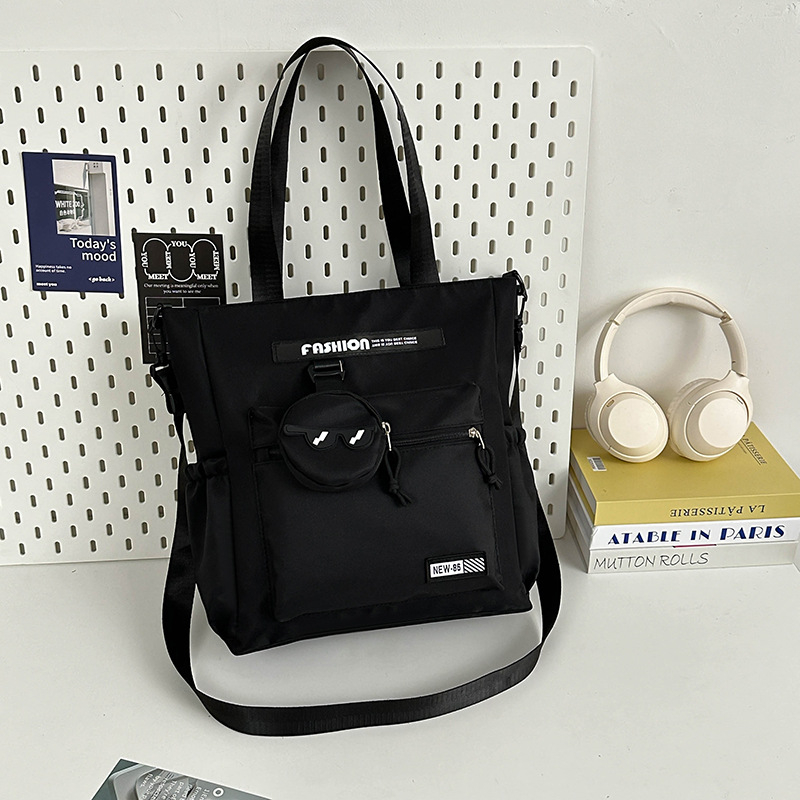 Skolas nodarbību mugursoma - neilons, ūdensnecaurlaidīga, ar poliestera pamušalu, samazina slodzi, universāla, jauniešu kampusa stils