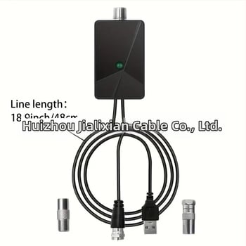 HDTV skaitmeninė televizijos antena signalo stiprintuvas – stereo stiprinimas Europos ir Amerikos antenoms