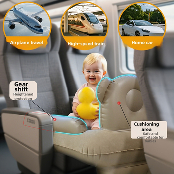 Pūtimas vaikų automobilio lova galinei sėdynei; poliesterio paviršius; apkrova 25 kg; svoris 0,5 kg; prekinis ženklas Xintianyou