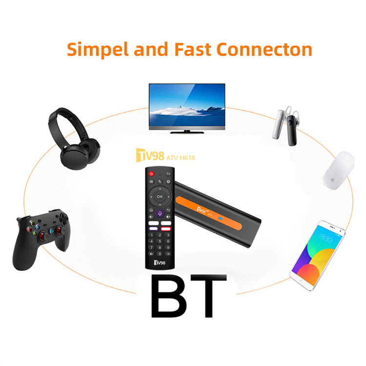 Tv98 ATV H618 Android TV Box, Allwinner H616, 2GB RAM, 16GB ROM, Android, HDMI 1080p
