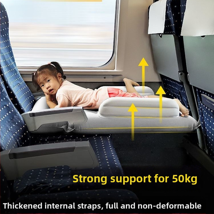 Aizmugures sēdekļa gaisa matracis ceļojumiem ar zīdaini un bērnu (universāla auto saderība; uzpūšanas metode: cits; bez pielāgošanas)