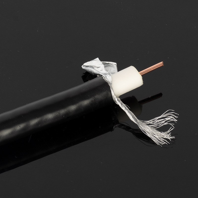 Koaksiālais RF kabels CCTV, tīra vara kodols SYWV75-9, ārējā līnija, HD