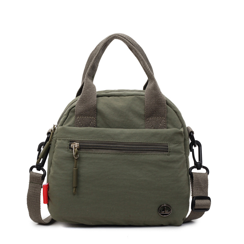 Torba za rame i crossbody - Mini kvadrat, platno, zatvaranje zipom, unutarnja džep s zipom, poliester podstava, jedna naramenica, proljeće 2025