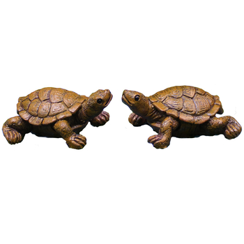 Ornament pentru acvariu din rășină – țestoasă miniatură, peisaj pastoral, realizat din rășină