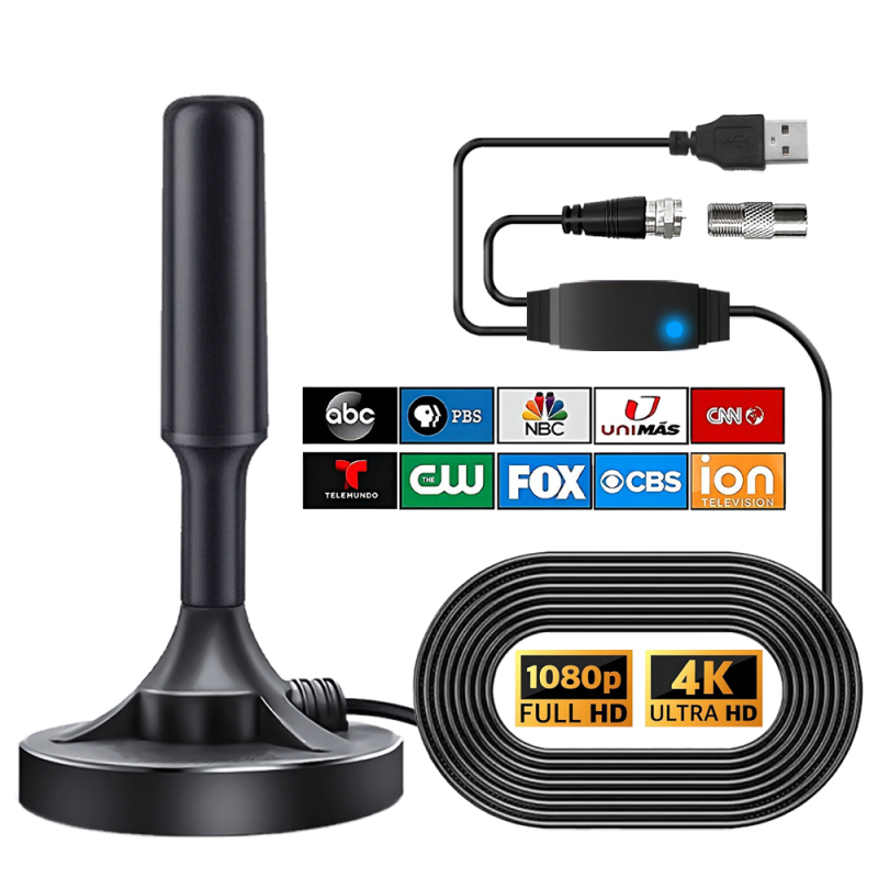 Iekštelpu TV antena Chase one (Zīmols: Chase one; Tips: Iekštelpu TV antena; Frekvences diapazons: 4K)