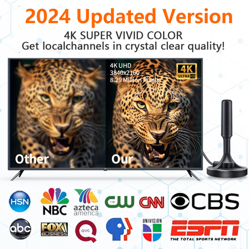 Iekštelpu TV antena Chase one (Zīmols: Chase one; Tips: Iekštelpu TV antena; Frekvences diapazons: 4K)