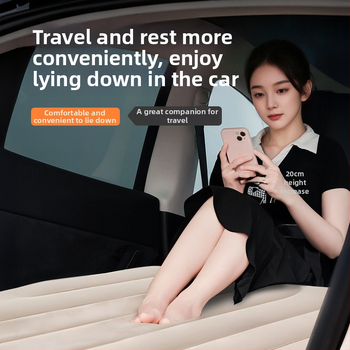 Automobilinis pripučiamas lova bagažinei Tesla Model Y – Enjoy Space, PVC paviršius, svoris 3,7 kg, maksimali apkrova 300 kg