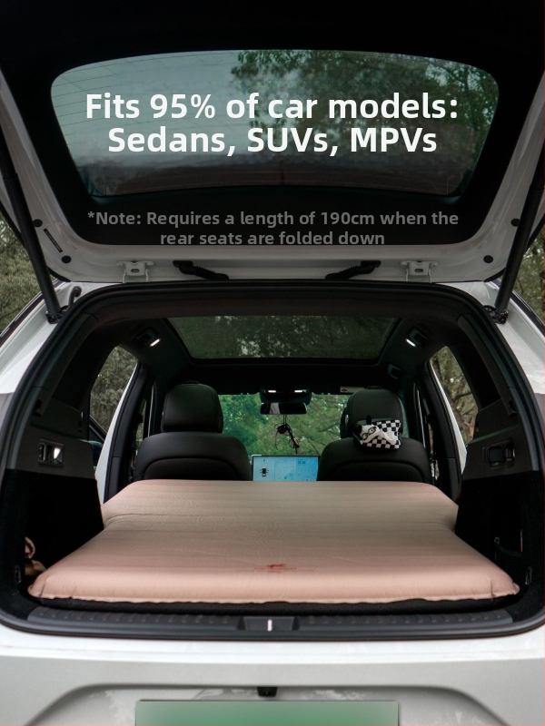 CHANODUG 2‑vietīgs pašpūšams auto guļammaiss, sūkļa spilvens, materiāls Chun yafang, svars 4,5 kg