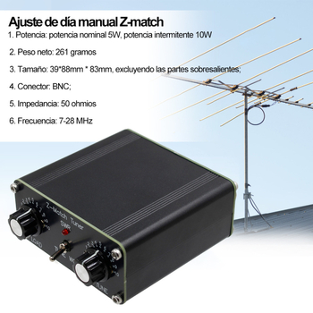 Z-Match QRP kézi antenna-tuner HAM rádióhoz