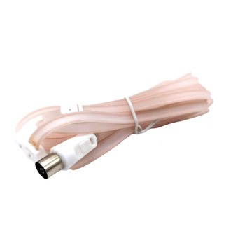 HCY Ant-08 FM radio antena, T-tip prozirna, IEC ženski konektor, dipolni dizajn