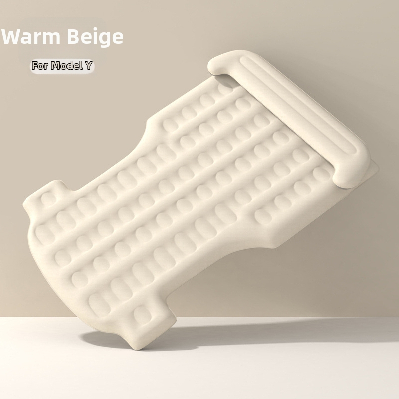 Tesla Model Y aizmugures sēdekļa auto paklājs, biezs flokēts materiāls, elektriska piepūšana, maksimālā slodze 500 kg, izdrukāts logo