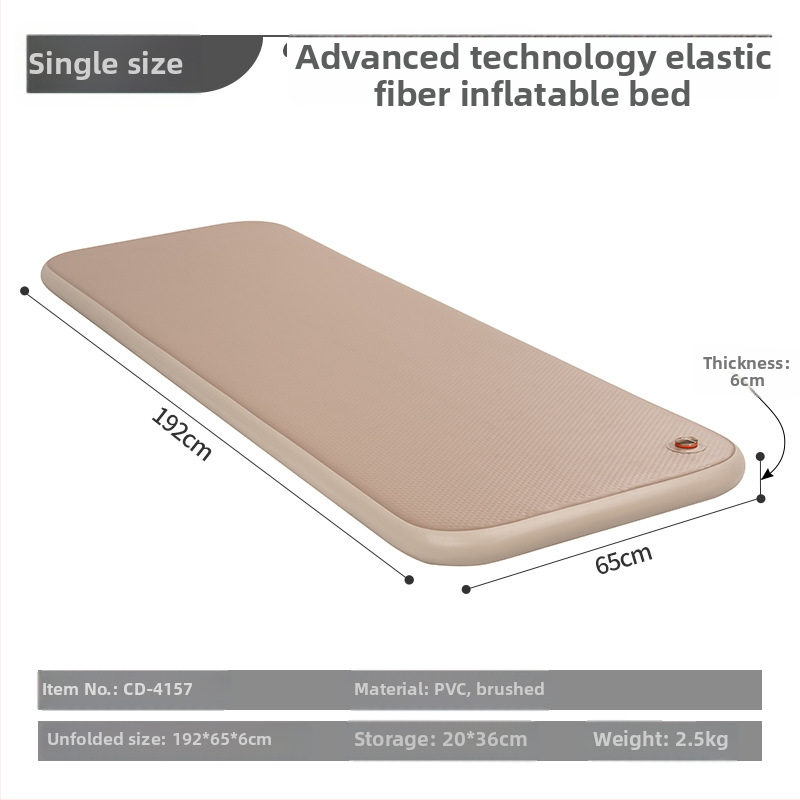 Orinis pripučiamas čiužinys stovyklavim su išorine pompa, rankinis pripūtimas, svoris 2,5 kg, maksimali apkrova 500 kg, paviršius iš kompozitinės medžiagos