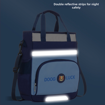 Oksforda auduma soma sākumskolas skolēniem no 1. līdz 6. klasei – muguras aizsardzība, slodzes samazināšana, elpojošs dizains, karikatūras raksts, unisex