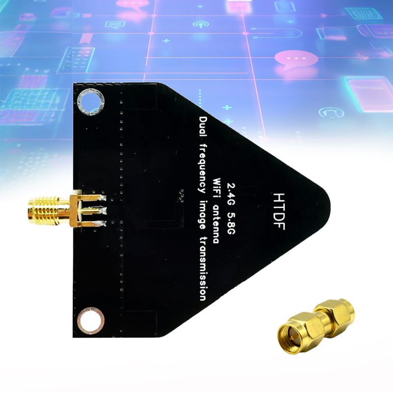 Antena za prijenos slike WiFi, dvopojasna 2.4/5.8 GHz, 50 Ω, dobitak 6–7 dB