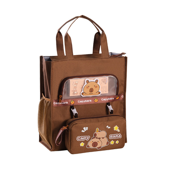 Vaikų tote krepšys mokyklai – Oxford audinys, atsparus vandeniui, ultra lengvas, atsparus dilimui, anime raštas