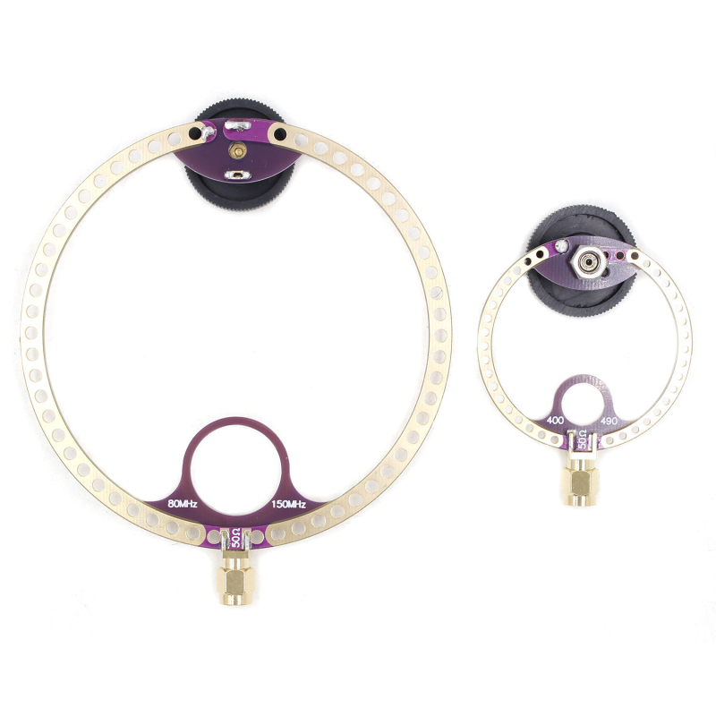 2 komplektā Donut riņķa antena UHF/VHF/FM – mini augstas frekvences riņķa antenas komplekts, Modelis: Donut Ring Antenna, Zīmols: PAREK