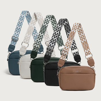 Geantă crossbody mică din PU pentru femei, stil Fresh and Sweet, formă pătrată orizontală, închidere cu fermoar, buzunar pentru telefon — primăvara 2025