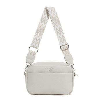 Geantă crossbody mică din PU pentru femei, stil Fresh and Sweet, formă pătrată orizontală, închidere cu fermoar, buzunar pentru telefon — primăvara 2025