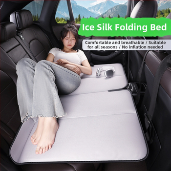 Automobiļu aizmugures sēdekļa guļammaats no Ice Silk, saliekams, vienpusīgs, nav nepieciešams piepumpēt, piemērots sedanam/SUV, divām personām