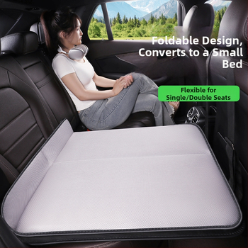 Automobiļu aizmugures sēdekļa guļammaats no Ice Silk, saliekams, vienpusīgs, nav nepieciešams piepumpēt, piemērots sedanam/SUV, divām personām