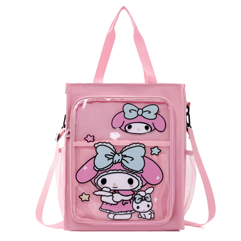 Ghiozdan școlar cu model anime, material Oxford, căptușeală poliester, rezistent la uzură, potrivit pentru învățământ primar și gimnazial