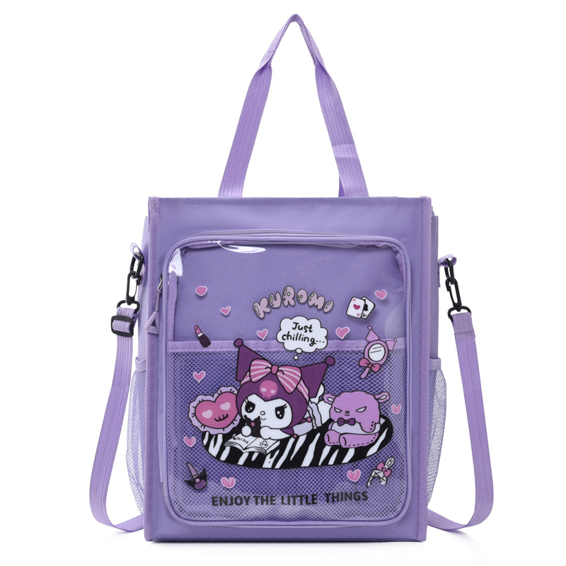 Ghiozdan școlar cu model anime, material Oxford, căptușeală poliester, rezistent la uzură, potrivit pentru învățământ primar și gimnazial