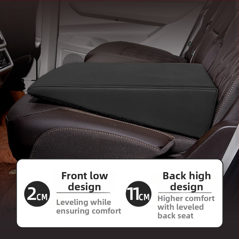 Automobiļa aizmugurējā sēdvietu izlīdzināšanas paliktnis, ar regulējamu augstumu, universāls tips, bez uzpūšanās, pielāgojams