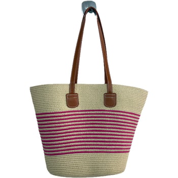 Geantă bucket din paie, stil minimalist și luxos, închidere cu fermoar, buzunar interior cu fermoar