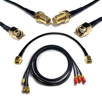 SMA muški–SMA ženski adapter kabel s RG174 koaksijalnim kabelom, 50 Ω, SWR ≤ 1,5, RF napajni kabel